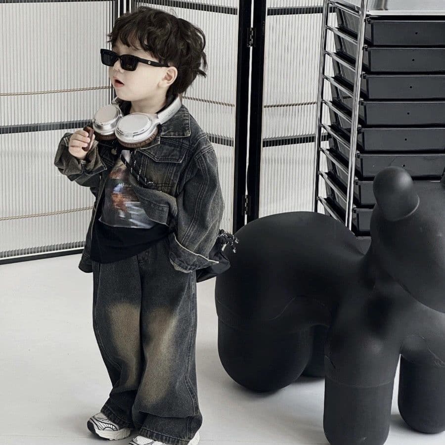Spring Autumn Boys & Girls Loose Jacket Outfit