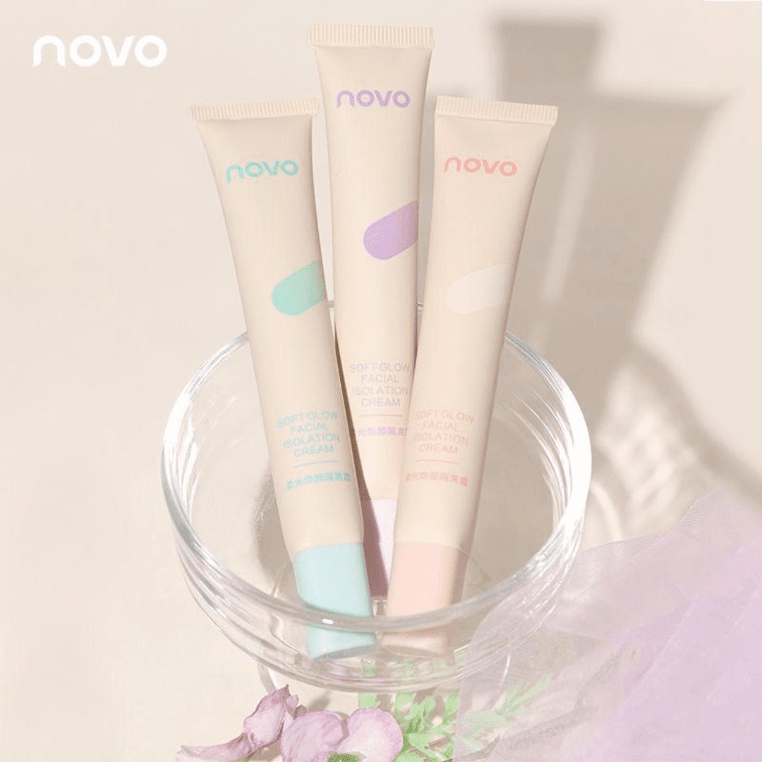 NOVO Hydrating Tone-Up Primer - Brightening & Color Correcting Cream