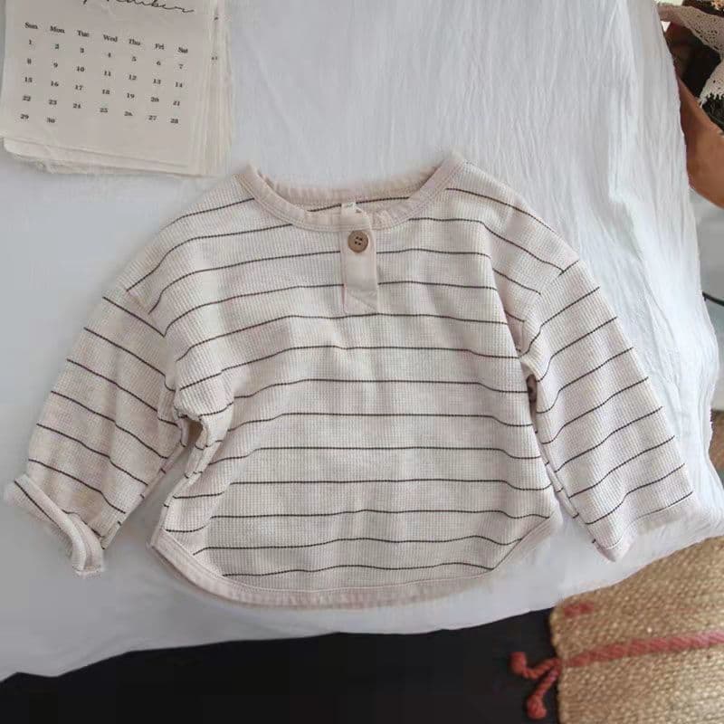 Kids Distressed Cotton Long Sleeve T-Shirt