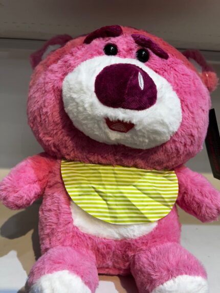 Disney Toy Story Lotso Huggin' Bear Strawberry Scented Plush Toy - Super Soft Pink Stuffed Animal