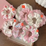 Korean Cute Princess Ballet Hairband - Large Bow with Lace Edges Scrunchies - Image 7