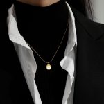 Light Luxury Letter Necklace - Titanium Steel Elegant Clavicle Chain - Image 8