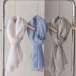 Cotton Linen Shawl Scarf – Lightweight Sun Protection Travel Wrap for Women - Image 6