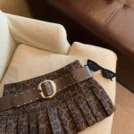 Leopard Print High-Waist Pleated Mini Skirt - Image 7