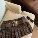 Leopard Print High-Waist Pleated Mini Skirt - Image 5