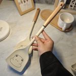 Cream Silicone Non-Stick Spatula and Ladle Kitchen Utensil Set - Image 7