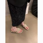 Pearl Boho Roman Flip-Flop Sandals for Women