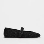 Round Toe Buckle Strap Ballet Flats Women Mary Jane Shoes - Image 9