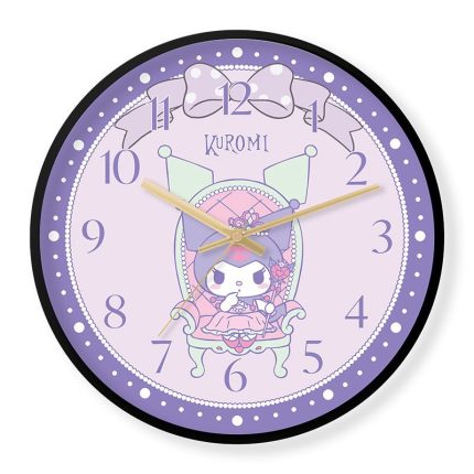 Sanrio Kuromi Cute Cool Silent Quartz Wall Clock