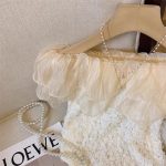 Sweet & Spicy French Off-Shoulder Lace Ruffle Top - Image 6