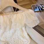 Sweet & Spicy French Off-Shoulder Lace Ruffle Top - Image 3