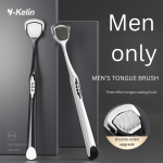 Men’s Tongue Cleaner & Scraper – Effective Tongue Coating Removal, Oral Care Gel Brush - Image 8