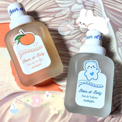 Fresh Baby Bear Perfume for Women - Long-Lasting Peach Citrus Fragrance