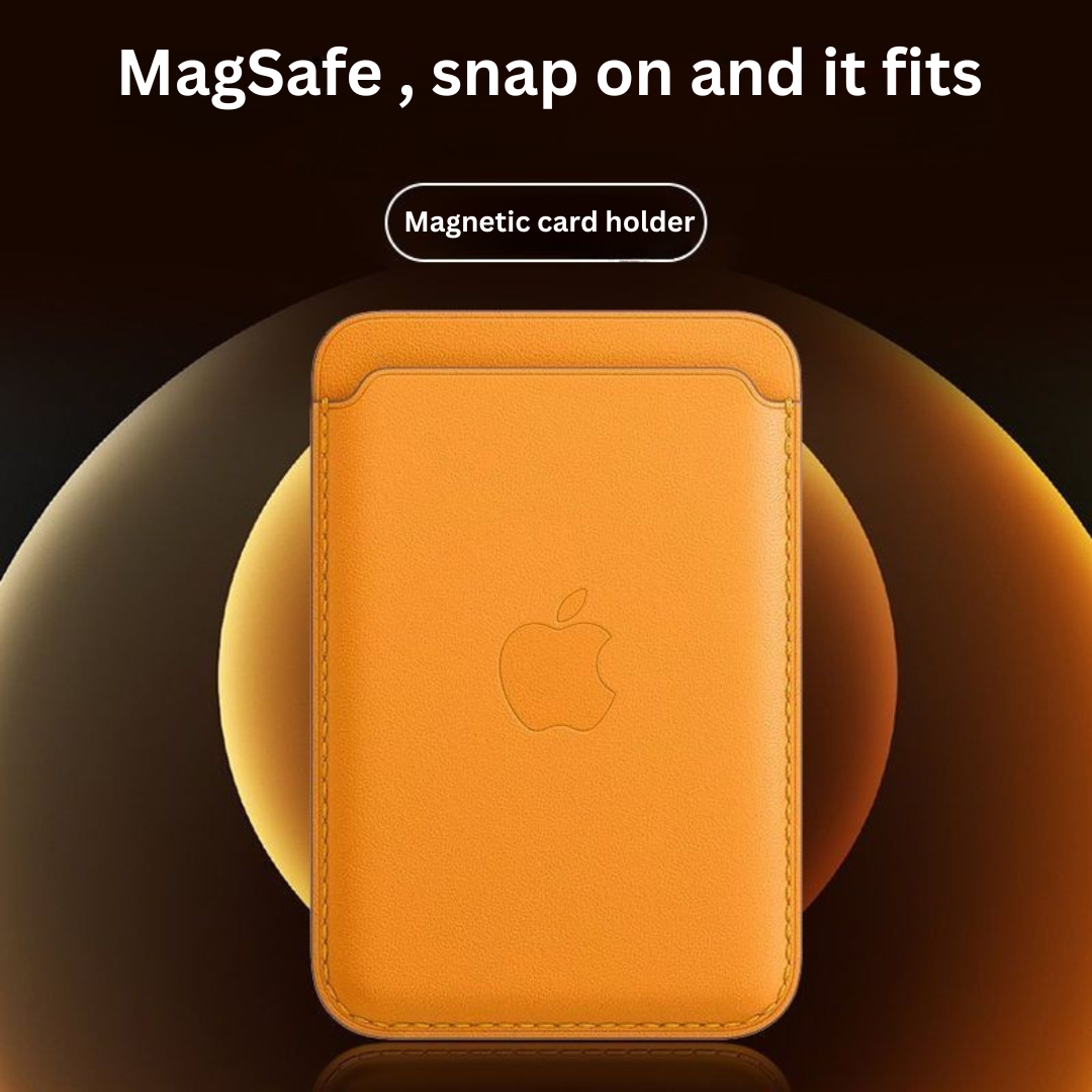 1_90ba91d1-a947-47e7-8aab-fd2280fe3ad7 MagSafe Leather Card Wallet – Secure & Stylish Card Holder - Image 1