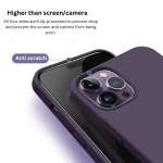 Baby Blue Liquid Silicone iPhone Case - Full Coverage Soft Case for iPhone - Image 9