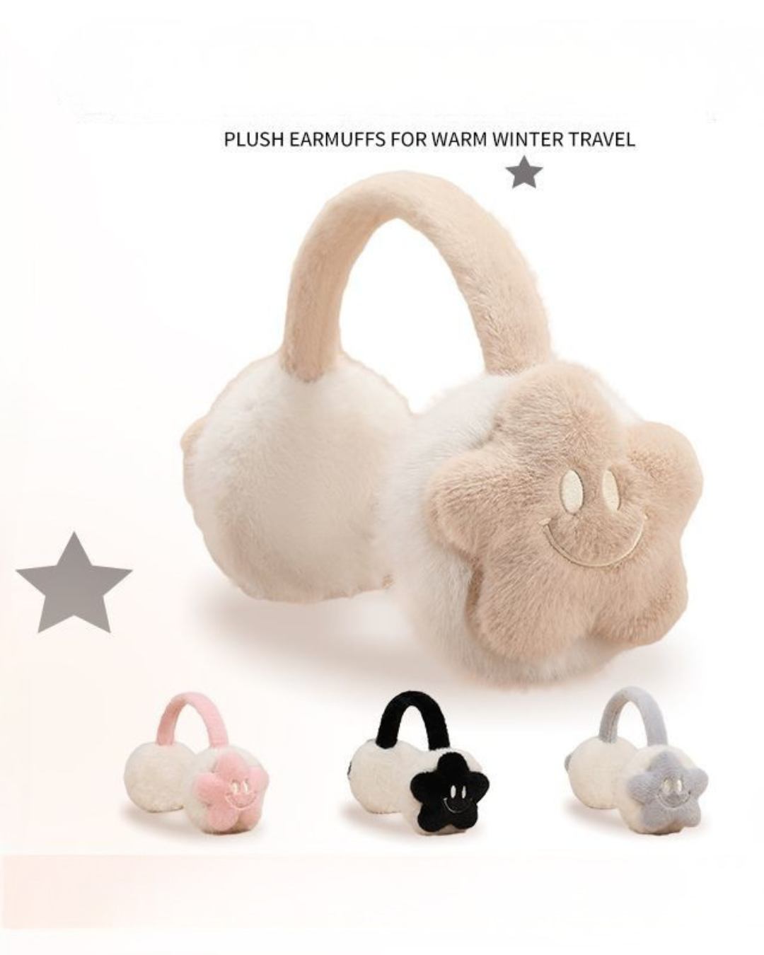 1_a996f64d-5ca3-4ca4-8432-0828213bbd6a Foldable Plush Earmuffs for Warmth and Ear Protection - Image 1