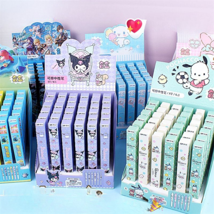 Sanrio Blind Box Gel Pens - 0.5mm Erasable Quick-Dry Student Pens