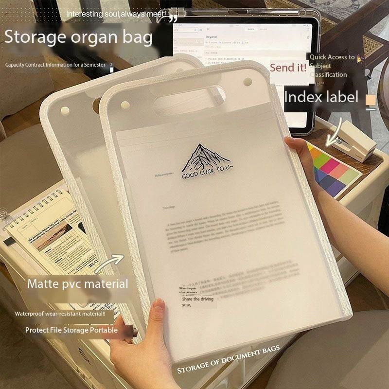 2d770ef1af52ae86067a7fb5bf408783 High-Capacity A4 File Folder - Vertical Accordion Document Bag for Papers - Image 1