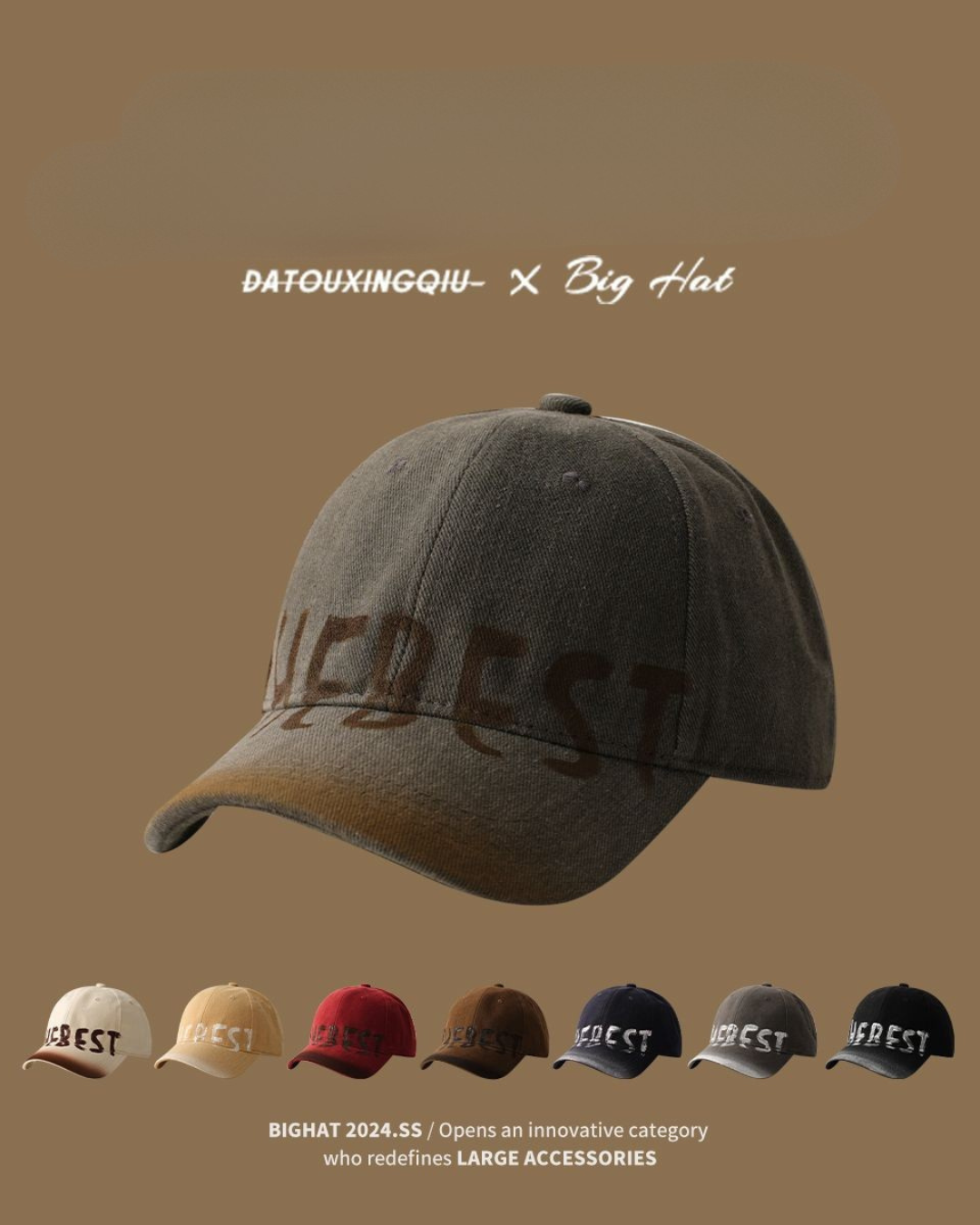 3_375c64dc-4342-4c8b-b549-a4864c748e0e Large Head Friendly Vintage Washed Baseball Cap for Women - Image 1