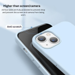Baby Blue Liquid Silicone iPhone Case - Full Coverage Soft Case for iPhone - Image 5