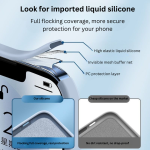 Minimalist Shockproof Liquid Silicone iPhone Case for iPhone - Image 5