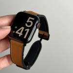Crazy Horse Leather Magnetic Apple Watch Band – Sport Style Strap - Image 4