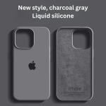 Minimalist Shockproof Liquid Silicone iPhone Case for iPhone