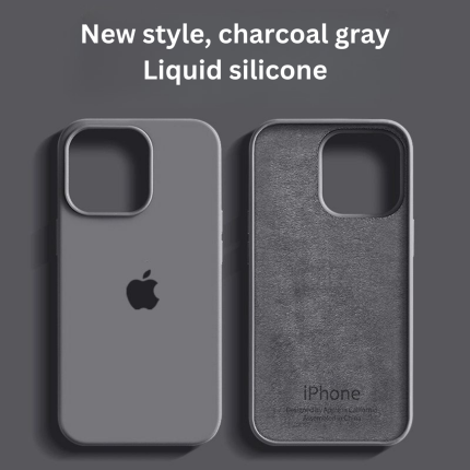 Minimalist Shockproof Liquid Silicone iPhone Case for iPhone