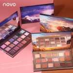 NOVO Earthy Glitter & Pearlescent Waterproof Eyeshadow Palette – Affordable and Student-Friendly, a Must-Have for Unicorn-Inspired Looks! - Image 2