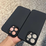 Minimalist Black Anti-Slip Phone Case – Full Protective Shockproof Cover - Image 4