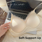 Seamless Push-Up Bra for Women – Spaghetti Straps, Lace Trim, Side Support, No Underwire - Image 9