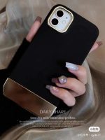 Black & Gold Silicone Shockproof iPhone Case for iPhone , Premium Soft Case - Image 3