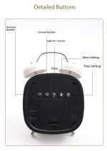 Creative Loud Metal Bell LED Alarm Clock for Heavy Sleepers - Image 6