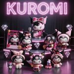 Kuromi Sparkly Idol Series Desktop Figurine Toy - Image 2