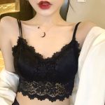 Lace Backless Wireless Bandeau Bra Camisole