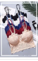 Lace Backless Wireless Bandeau Bra Camisole - Image 4