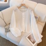 Round Neck Sun Protection Cardigan Shirt - Image 12