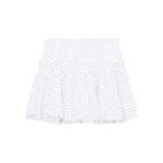 Korean Polka Dot Bubble Hem A-Line Mini Skirt - Image 8