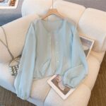 Round Neck Sun Protection Cardigan Shirt - Image 2