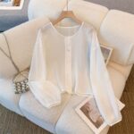 Round Neck Sun Protection Cardigan Shirt - Image 7