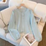 Round Neck Sun Protection Cardigan Shirt - Image 9