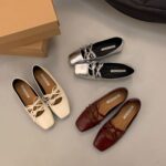 French Bow Lace-Up Mary Jane Flats for Women - Image 21