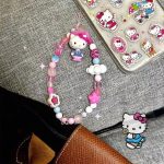 Beaded Mobile Phone Chain with Cute Heart Pendant – Original Card Machine & Backpack Lanyard - Image 4