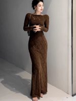 French Retro Elegant Slim Fit Bodycon Dress