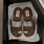 Roman Royal Toe Ring Flat Slippers for Women – Outdoor Sandals - Image 4