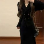 Elegant Luxe Two-Piece Dress Set for Women - Image 2