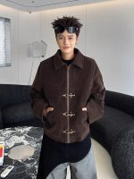 Vintage Suede Buckle Jacket - Image 6