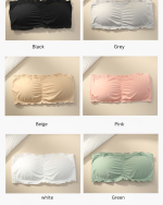 Ice Silk Strapless Seamless Bandeau Bra for Women - Image 4