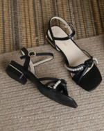 Fairy French Low Heel Roman Sandals for Women - Image 10