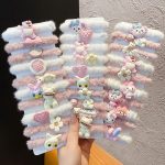 | Cartoon Fur Hair Bands, Thick Elastic Headbands - Image 9